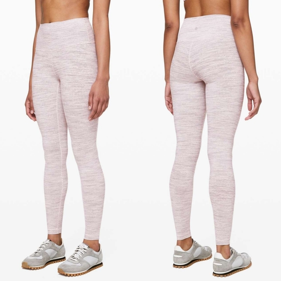 lululemon athletica Pants - Lululemon Wunder Under High-Rise Mauve Tights Leggings 28" Luxtreme Size 6 2019